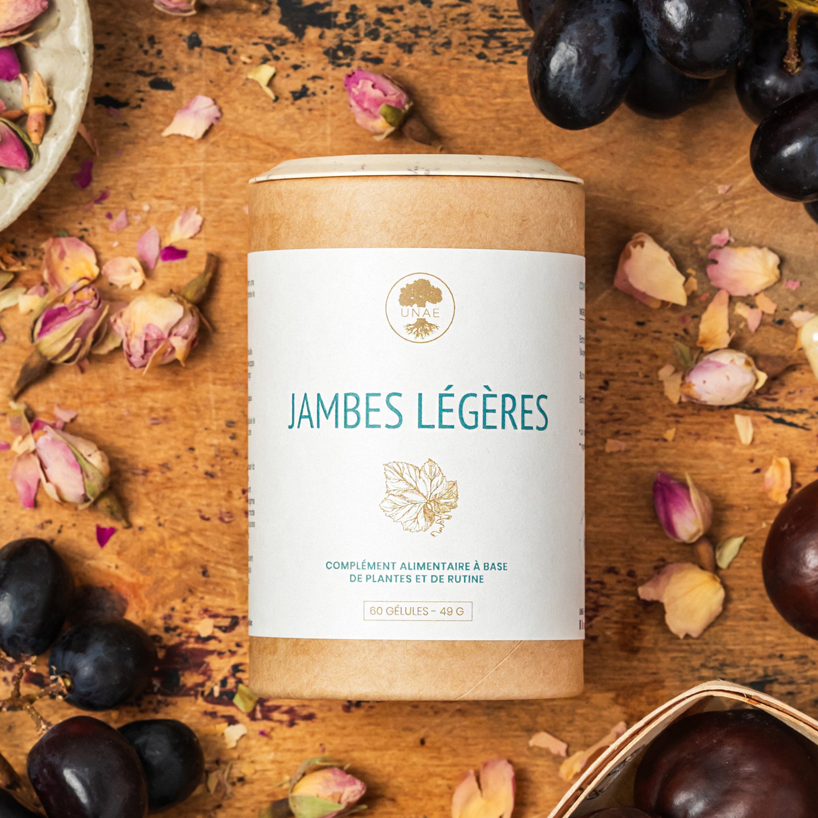 Photo mise en situation de notre produit Jambes légères UNAE