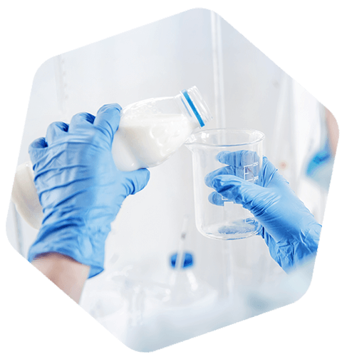 test de la qualité du lait en laboratoire